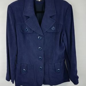Der Angelo women's large navy blue jacket